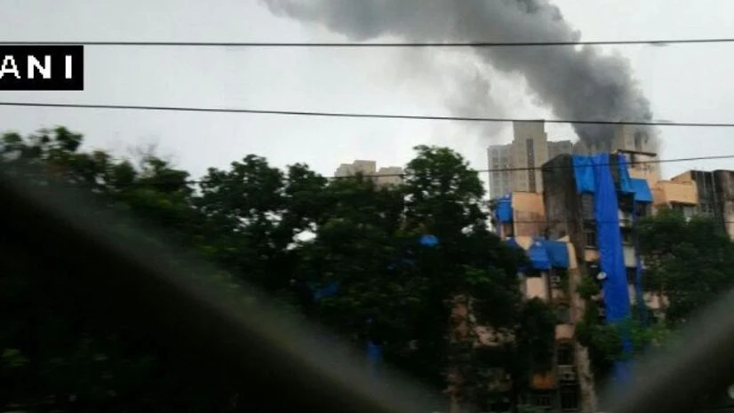 Fire breaks out at Hiranandani Tower in #Kandivali Fire breaks out at Hiranandani Tower in #Kandivali