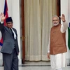 Prime Minister Narendra Modi and his Nepalese counterpart Pushpa Kamal Dahal