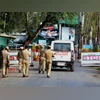 Special Operation Group of Jammu and Kashmir police personnel move inside the Army Brigade camp during a terror attack in Uri, Jammu and Kashmir. Special Operation Group of Jammu and Kashmir police personnel move inside the Army Brigade camp during a terror attack in Uri, Jammu and Kashmir.