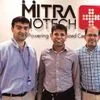 (Left to right) Shiladitya Sengupta, scientific co-founder; Pradip K Majumder, co-founder &amp; chief scientific officer, and  Mallikarjun Sundaram, co-founder, president &amp; chief executive officer, Mitra Biotech