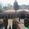 Senior Army officers paying tribute to the soldiers killed in Uri attack, at a ceremony in Srinagar. Photo:PTI