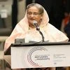 Sheikh Hasina, prime minister of Bangladesh, speaks during the Summit for Refugees and Migrants at UN headquarters. AP|PTI