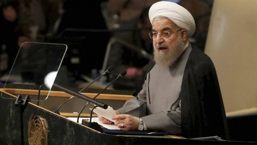 Iranian President Hassan Rouhani speaks during the 71st session of the United Nations General Assembly at UN Headquarters. Iranian President Hassan Rouhani speaks during the 71st session of the United Nations General Assembly at UN Headquarters.
