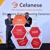 Celanese opens a vinyl acetate ethylene (VAE) unit in Singapore