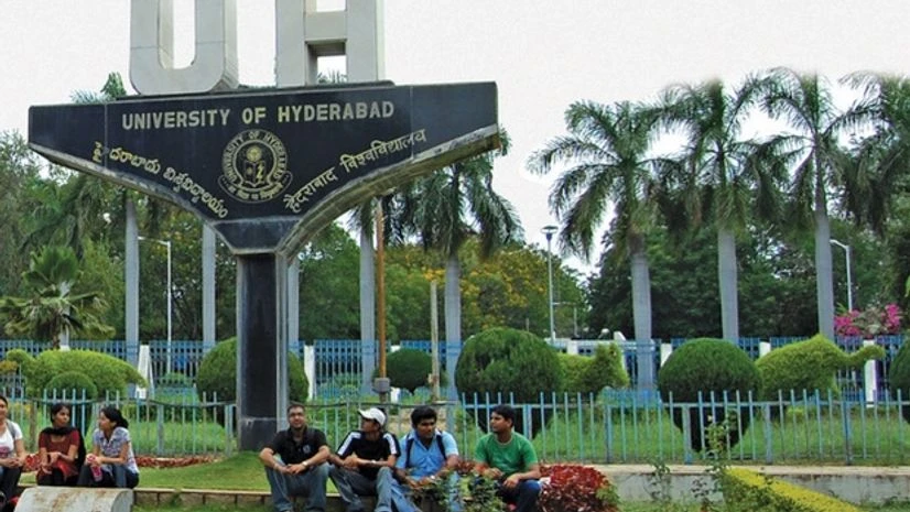 A view of the Hyderabad University A view of the Hyderabad University