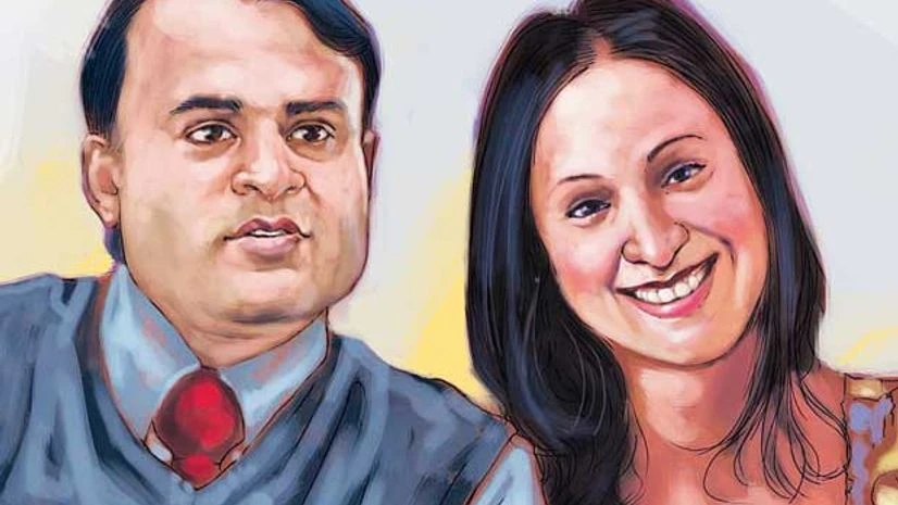 Pankaj Oswal and Radhika Oswal Pankaj Oswal and Radhika Oswal