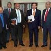 (From left to right) N S Vishwanathan, M D, Patra, R Gandhi, and S S Mundra with Urjit Patel, Governor, RBI during the bi-monthly monetary policy in Mumbai (Pic: Kamlesh Pednekar)