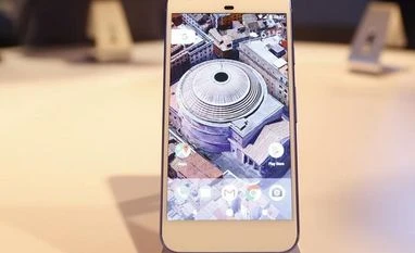 Allo, Google Pixel The Google Pixel phone is displayed during the presentation of new Google hardware in San Francisco, California, US. Photo: Reuters