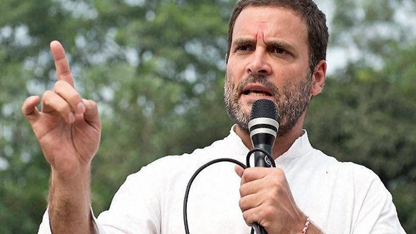 Congress Vice President Rahul Gandhi addresses supporters during his Kisan Yatra in Saharanpur, UP. Photo: PTI Congress Vice President Rahul Gandhi addresses supporters during his Kisan Yatra in Saharanpur, UP. Photo: PTI