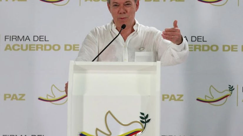 Columbia President Juan Manuel Santos. (Photo: Reuters) Juan Manuel Santos