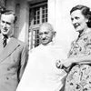Mahatma Gandhi with the last Viceroy, Louis Mountbatten and his wife Edwina in 1947. It was Mountbatten's arbitrary choice of date for the British withdrawal, announced at a press conference, that underlined the British government's systematic failur