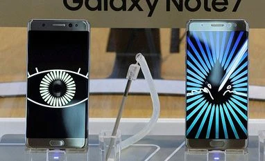 Over 5.7 million watched a Facebook live link, waiting for Samsung Note 7 to explode Samsung Electronics Galaxy Note 7 smartphones are displayed at its shop in Seoul, South Korea. AP | PTI