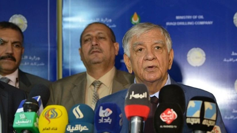 Iraqi Oil Minister Jabar Ali al-Luaibi speaks during a news conference during his visit to the oil field of Zubair, in Basra, Iraq.Photo: Reuters Iraqi Oil Minister Jabar Ali al-Luaibi speaks during a news conference during his visit to the oil field of Zubair, in Basra, Iraq.Photo: Reuters