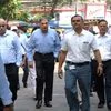 Ratan Tata arrives at Tata group's head office Bombay House in Mumba