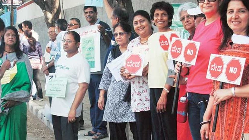 demonstration, Bengaluru demonstration, Bengaluru