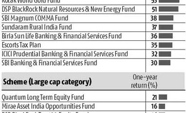 Check out the MF schemes on which you would have made hefty gains MF schemes on which you'd have made hefty gains