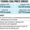Steel turns dearer as coking coal price surges