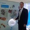 Richard van der Merwe at Bayer's global science exhibition in Mumbai