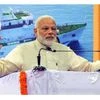 PM Narendra Modi addressing the gathering during foundation stone laying ceremony of Greenfield Airport in Mopa, Goa
