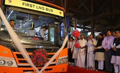 Tata Motors plans commercial LNG bus launch by April next year Fisr LNG bus