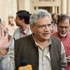 CPI(M) leader Sitaram Yechuri come  out after  Opposition Party leaders meeting to discuss the strategy for the winter session of Parliament in New Delhi. Photo: PTI