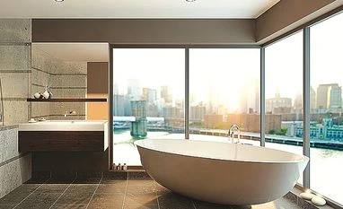 Bathrooms with a view, for the super-rich Bathrooms with a view, for the super-rich
