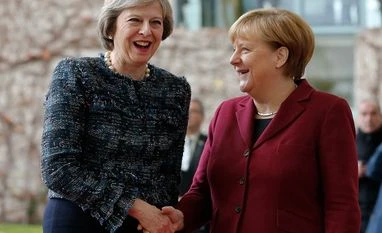 PM risks losing Brexit speed and scope with appeal, say conservatives UK Prime Minister Theresa May (left) with German Chancellor Angela Merkel in Berlin on Friday REUTERS
