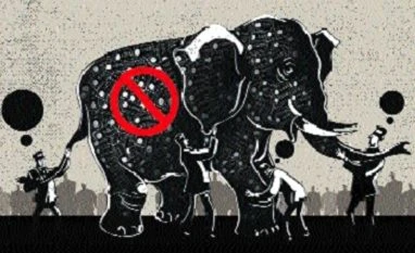 <b>T C A Srinivasa-Raghavan:</b> Three shades of black Illustration by Ajay Mohanty