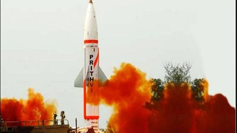 Prithvi-II missile (Source: All India Radio News twitter handle) Prithvi-II missile (Source: All India Radio News twitter handle)