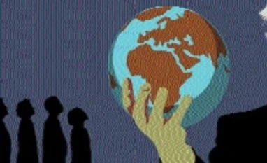 <b>Claude Smadja:</b> Trump: Reshuffling the deck of cards Illustration by Binay Sinha