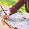 If colouring books can help ease stress, such books may just be the perfect thing to slip into your carry-on before you squeeze into coach Photo: istock