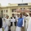 RJD legislators protest against demonetisation during the ongoing Winter-session of the Bihar Assembly in Patna. Photo: PTI