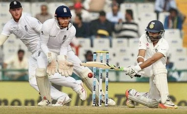 Parthiv Patel leads Gujarat Giants to 2-wicket win over Manipal in LLC Parthiv Patel plays a shot on the fourth day of the third Test match between India and England in Mohali on Tuesday (Photo: PTI)