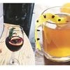 Red mulled wine (Left) & Spiced apple toddy