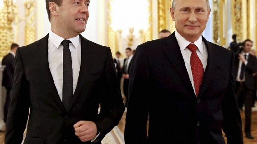 Vladimir Putin, Dmitry Medvedev, Russia, Kremlin, Moscow Vladimir Putin, Dmitry Medvedev, Russia, Kremlin, Moscow