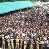 Thousands of people gather at Rajaji Hall in Chennai to pay their last respect to late Tamil Nadu Chief Minister J Jayalalithaa.