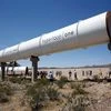 TUBE TRAVEL: A file picture of journalists and guests look at tubes following a propulsion open-air test at Hyperloop One in Las Vegas, Nevada, US. Photo: Reuters