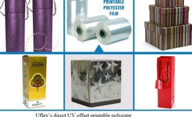Uflex’s direct UV offset printable polyester films Uflex’s direct UV offset printable polyester films