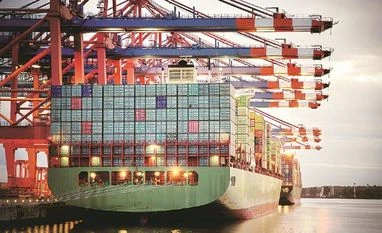 GE Shipping Company gains over 4% after taking vessel delivery .