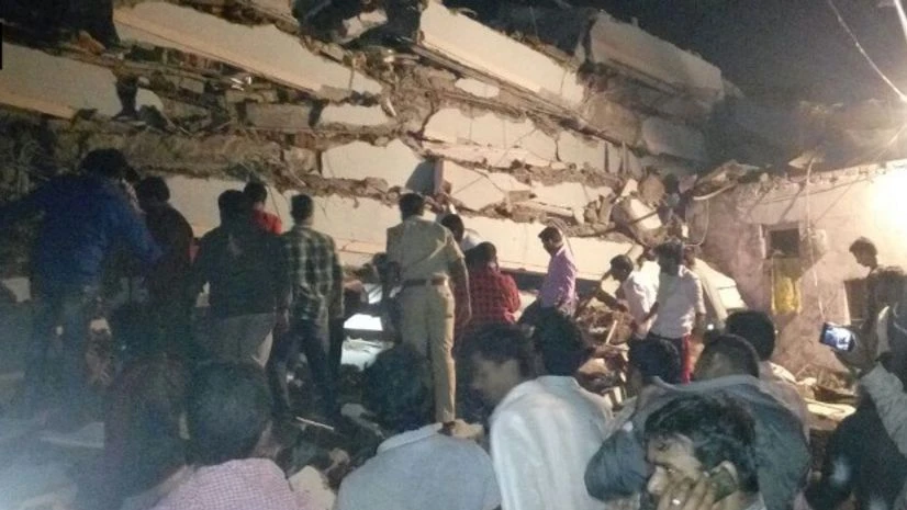Hyderabad, Building, Collapses Hyderabad, Building, Collapses