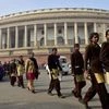 School girls visiting Parliament House in New Delhi. Photo: PTI