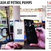 pumping e-cash at petrol pumps