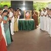 AIADMK leaders paying respect to late Tamil Nadu chief minister J Jayalalithaa. Photo: Twitter (@AIADMKOfficial)