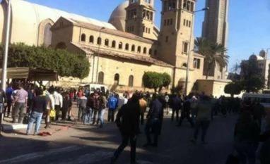 22 killed in bomb blast at main Coptic cathedral in Cairo Egypt's main Coptic Christian cathedral in Cairo. Photo: Twitter