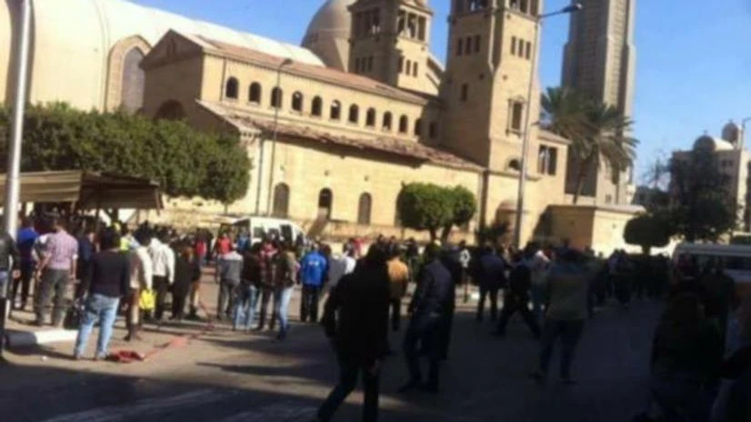 Egypt's main Coptic Christian cathedral in Cairo. Photo: Twitter Egypt's main Coptic Christian cathedral in Cairo. Photo: Twitter