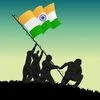 An illustration of soldiers raising national flag. Photo: Shutterstock