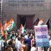 RBI, office, Kolkata, Trinamool Congress, workers, protest