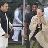 Congress Vice President Rahul Gandhi with party President Sonia Gandhi. Photo: PTI