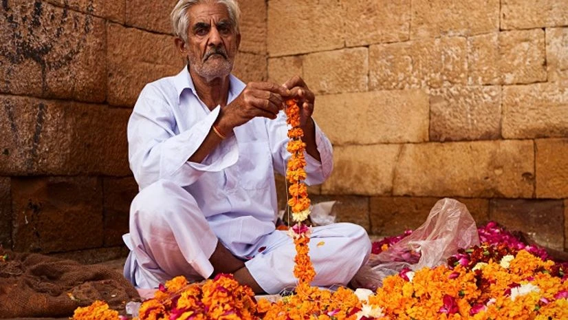 Farmer, Flower, Demonetisation Farmer, Flower, Demonetisation