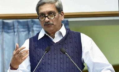 Manohar Parrikar files nomination for Panaji Assembly bypoll Manohar Parrikar. Photo: PTI